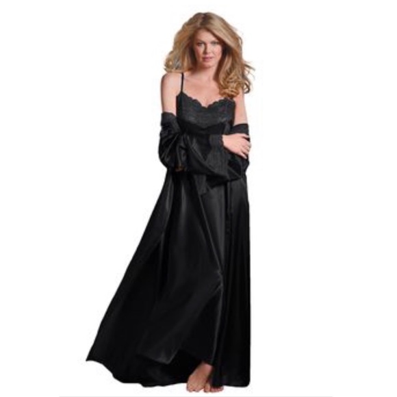 Woman Within Other - Woman Within The Luxe Satin Long Peignoir Set